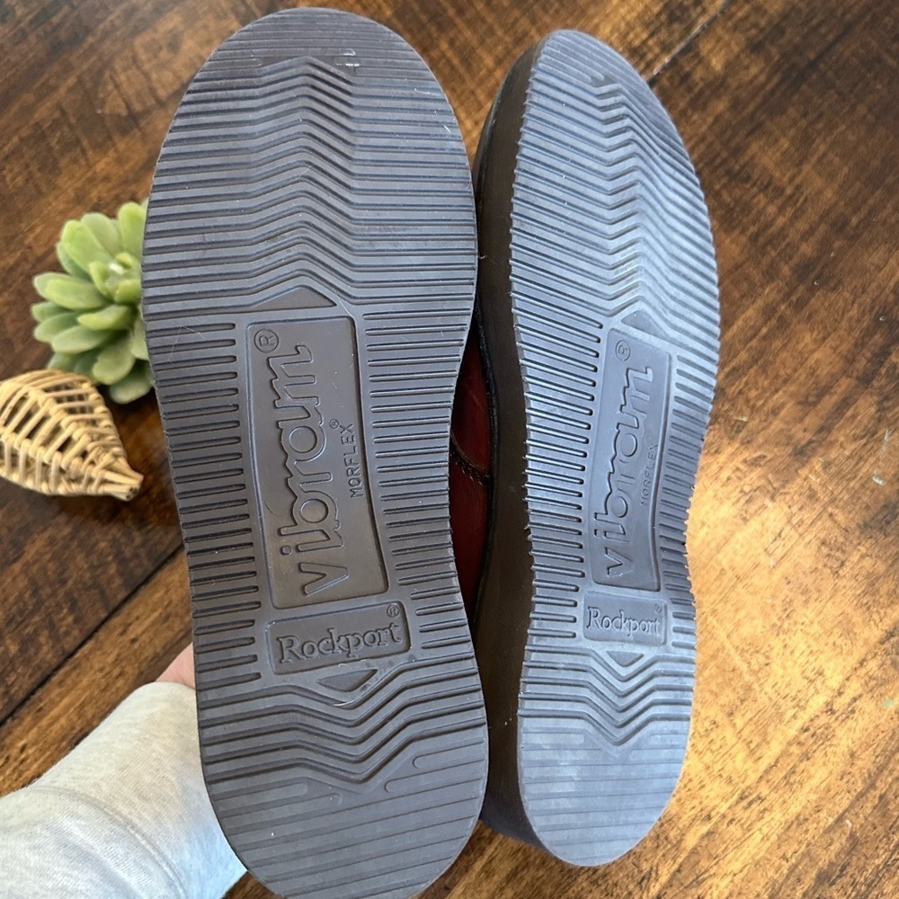 Rockport | RockSport Vibram Brown Leather Lace Up Casual Shoes - Picture 5 of 10